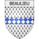beaulieu 07 ville Stickers blason autocollant adhésif
