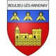 boulieu-lès-annonay 07 ville Stickers blason autocollant adhésif