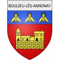 boulieu-lès-annonay 07 ville Stickers blason autocollant adhésif