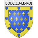 boucieu-le-roi 07 ville Stickers blason autocollant adhésif