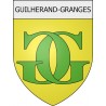 guilherand-granges 07 ville Stickers blason autocollant adhésif