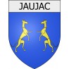 jaujac 07 ville Stickers blason autocollant adhésif