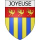 joyeuse 07 ville Stickers blason autocollant adhésif