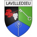 lavilledieu 07 ville Stickers blason autocollant adhésif