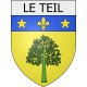 le-teil 07 ville Stickers blason autocollant adhésif