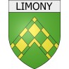 limony 07 ville Stickers blason autocollant adhésif