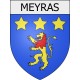 meyras 07 ville Stickers blason autocollant adhésif