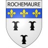 rochemaure 07 ville Stickers blason autocollant adhésif