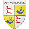 saint-andéol-de-berg 07 ville Stickers blason autocollant adhésif