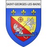 saint-georges-les-bains 07 ville Stickers blason autocollant adhésif