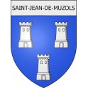 saint-jean-de-muzols 07 ville Stickers blason autocollant adhésif