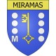 Stickers coat of arms Miramas adhesive sticker