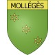 Mollégès 13 ville Stickers blason autocollant adhésif