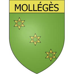 Stickers coat of arms Mollégès adhesive sticker