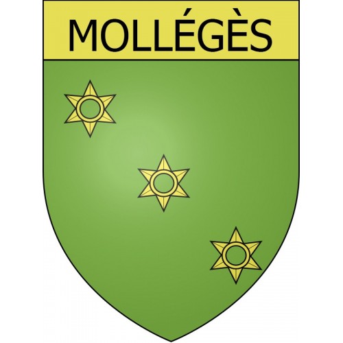 Adesivi stemma Mollégès adesivo