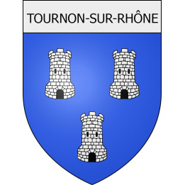 tournon-sur-rhône 07 ville Stickers blason autocollant adhésif