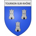tournon-sur-rhône 07 ville Stickers blason autocollant adhésif