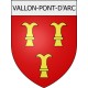 vallon-pont-d-arc 07 ville Stickers blason autocollant adhésif