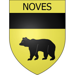 Noves Sticker wappen, gelsenkirchen, augsburg, klebender aufkleber
