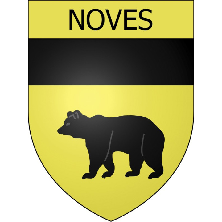 Noves Sticker wappen, gelsenkirchen, augsburg, klebender aufkleber