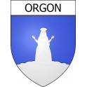 Stickers coat of arms Orgon adhesive sticker