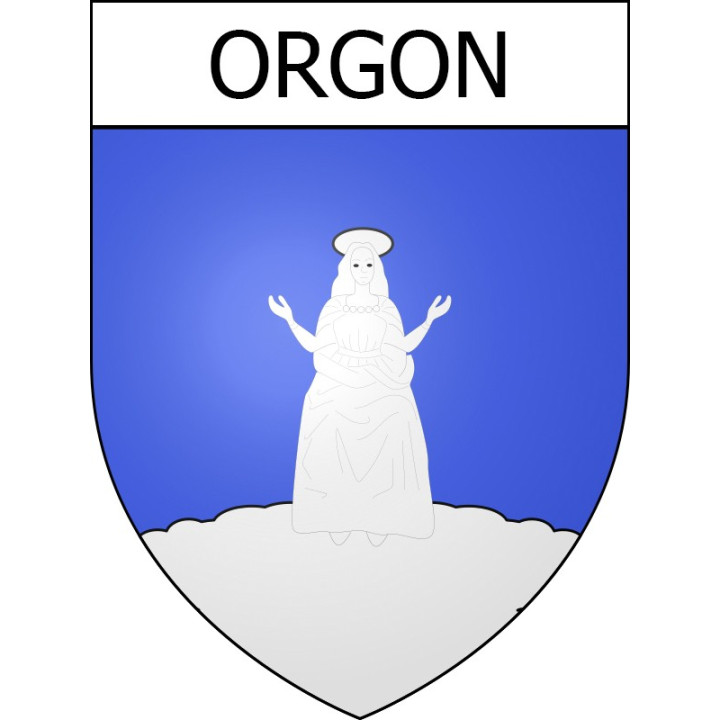 Stickers coat of arms Orgon adhesive sticker