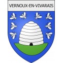 Vernoux-en-Vivarais Sticker wappen, gelsenkirchen, augsburg, klebender aufkleber