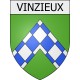 vinzieux 07 ville Stickers blason autocollant adhésif