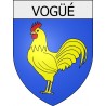 vogüé 07 ville Stickers blason autocollant adhésif