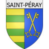 Pegatinas escudo de armas de Viviers adhesivo de la etiqueta engomada