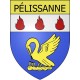 Stickers coat of arms Pélissanne adhesive sticker