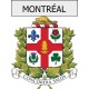 Stickers coat of arms Vogüé adhesive sticker
