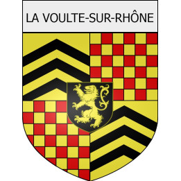 Pegatinas escudo de armas de Viviers adhesivo de la etiqueta engomada