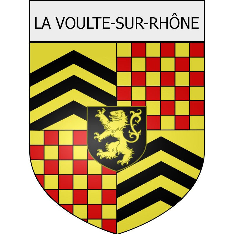 Viviers Sticker wappen, gelsenkirchen, augsburg, klebender aufkleber