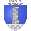 Stickers coat of arms Peyrolles-en-Provence adhesive sticker