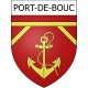 Pegatinas escudo de armas de Port-de-Bouc adhesivo de la etiqueta engomada