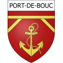 Stickers coat of arms Port-de-Bouc adhesive sticker