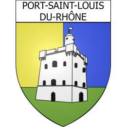 Port-Saint-Louis-du-Rhône 13 ville Stickers blason autocollant adhésif