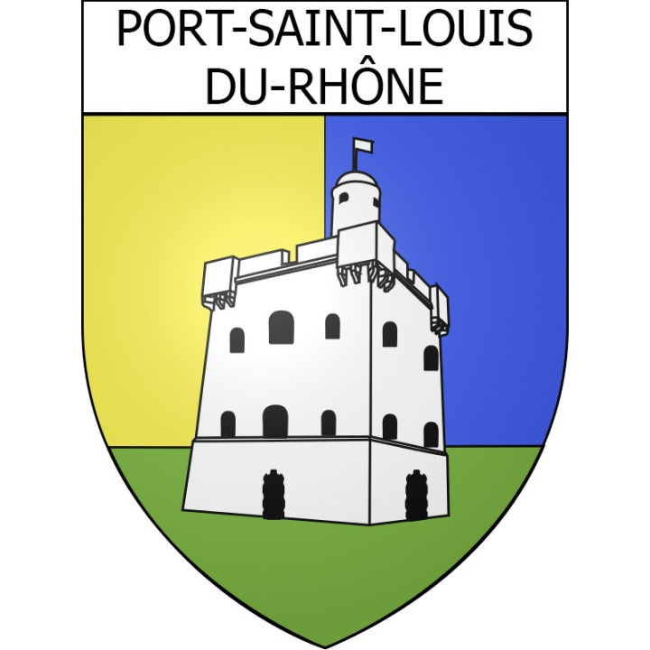 Stickers coat of arms Port-Saint-Louis-du-Rhône adhesive sticker