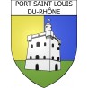 Port-Saint-Louis-du-Rhône Sticker wappen, gelsenkirchen, augsburg, klebender aufkleber