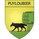 Pegatinas escudo de armas de Puyloubier adhesivo de la etiqueta engomada