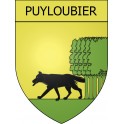 Puyloubier 13 ville Stickers blason autocollant adhésif