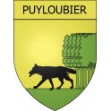 Stickers coat of arms Puyloubier adhesive sticker