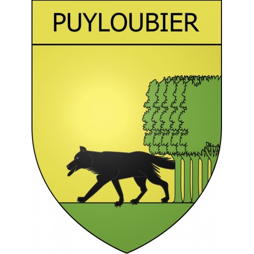 Stickers coat of arms Puyloubier adhesive sticker