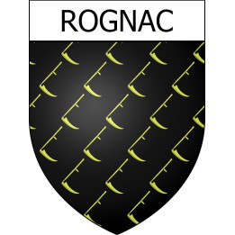 Stickers coat of arms Rognac adhesive sticker