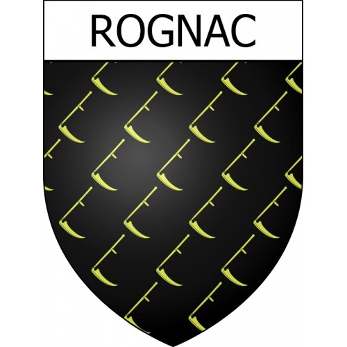 Rognac 13 ville Stickers blason autocollant adhésif