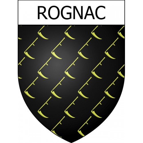 Stickers coat of arms Rognac adhesive sticker