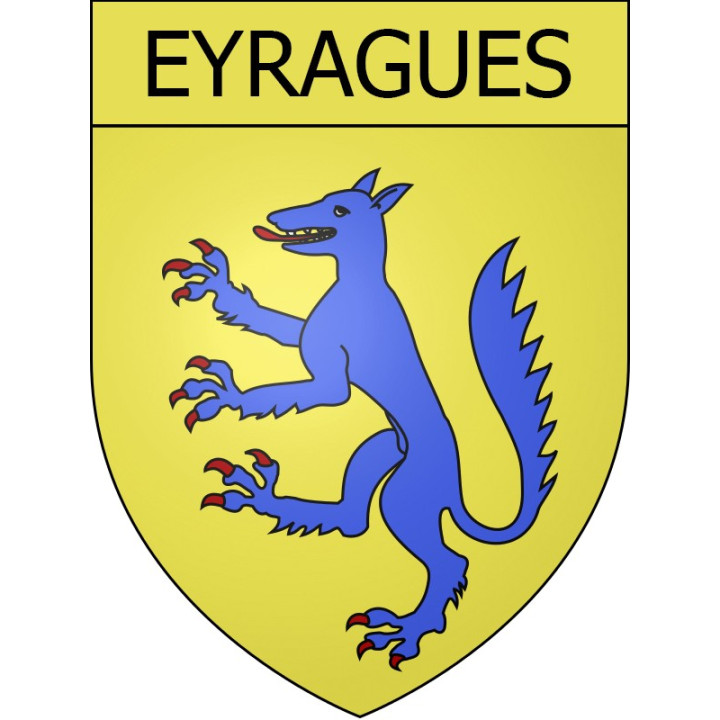 Pegatinas escudo de armas de Rognes adhesivo de la etiqueta engomada