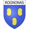 Rognonas 13 ville Stickers blason autocollant adhésif