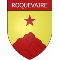 Pegatinas escudo de armas de Roquevaire adhesivo de la etiqueta engomada